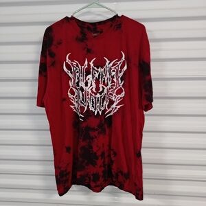 Death Metal Tie Dye Graphic Crewneck Short Sleeve T-shirt XL